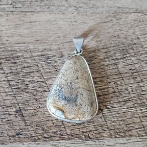 Silver and Stonr Pendant